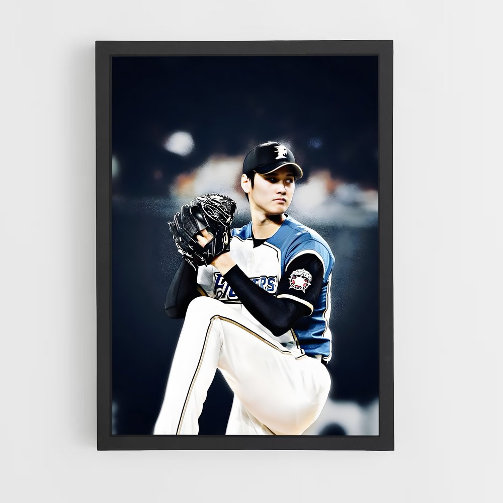 Poster Nippon ham – affiche Baseball (vue 2)